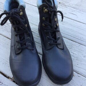 New Dr. Comfort Boss Men's Black Leather Lace Up Ankle Boots 9510 Size 12W